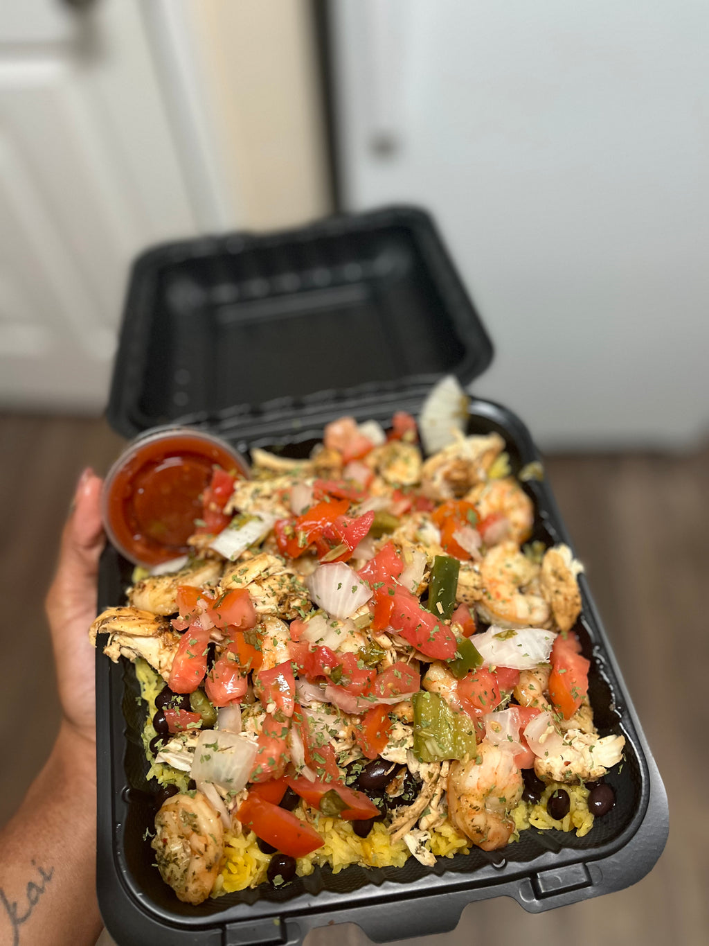 Shrimp Protein Rice Bowl