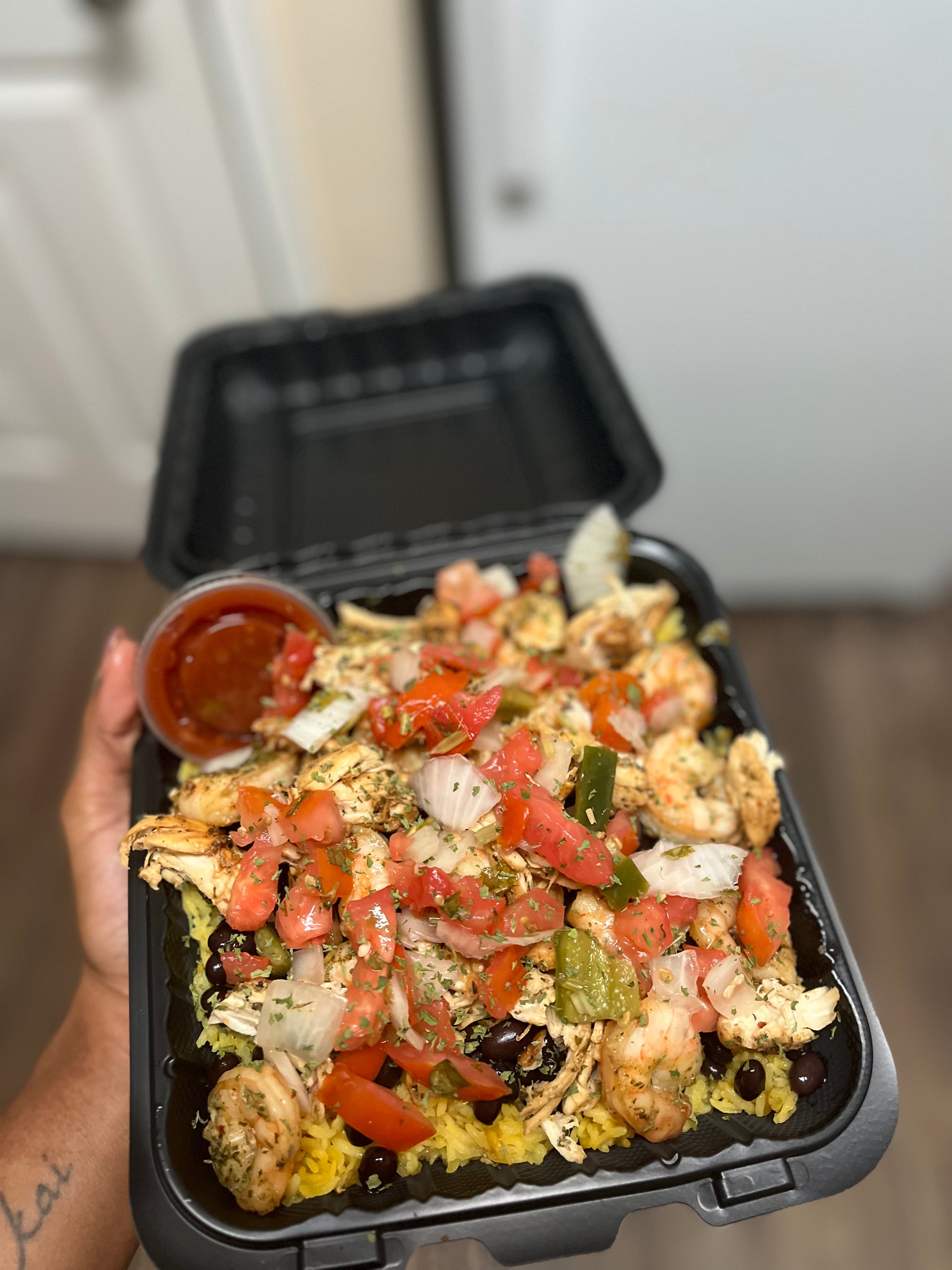 Shrimp Protein Rice Bowl