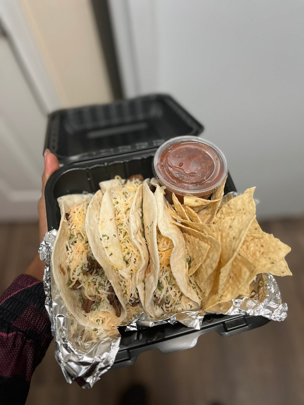 Three Steak Tacos