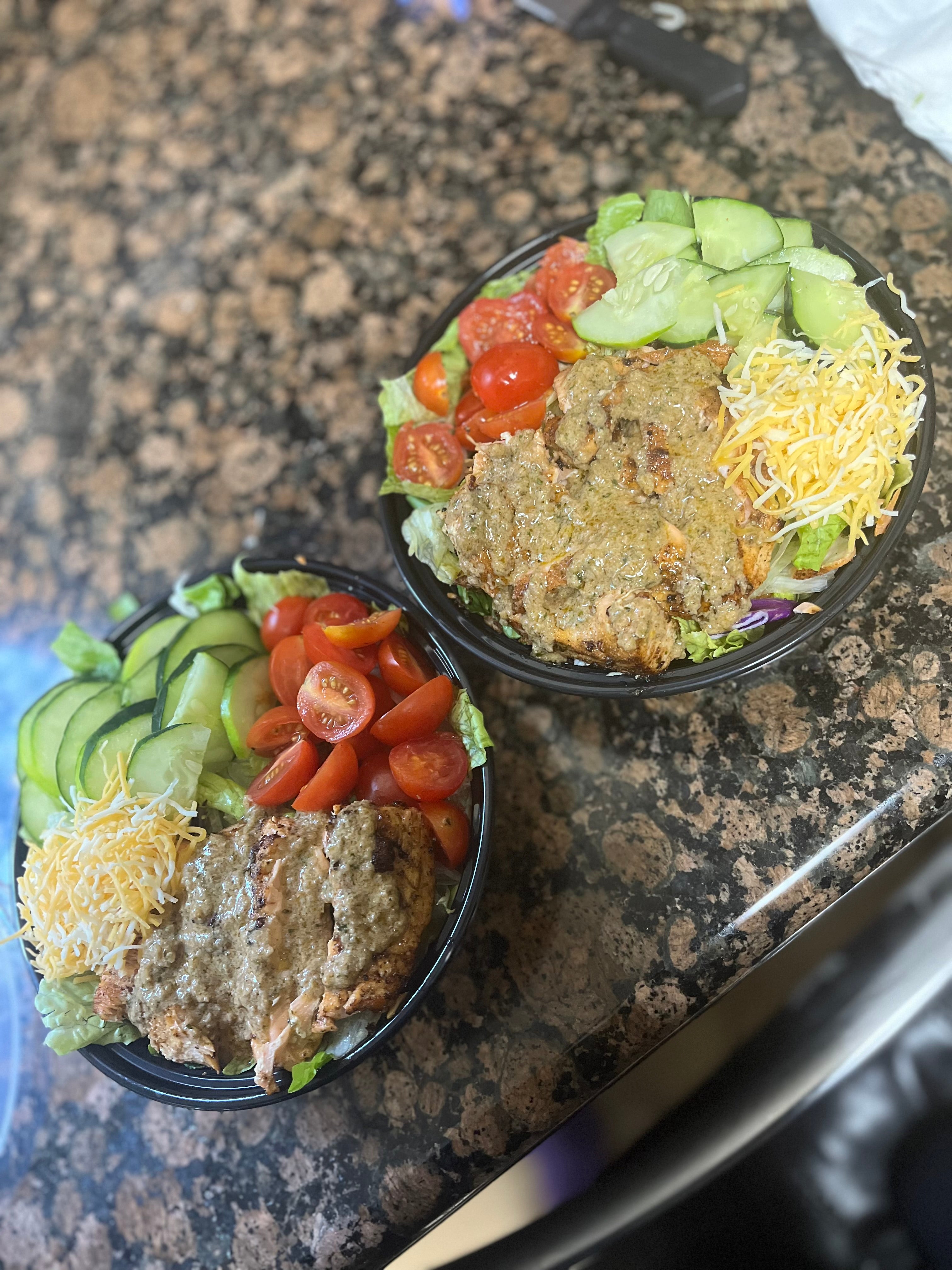 Lemon Pepper Salmon Salad