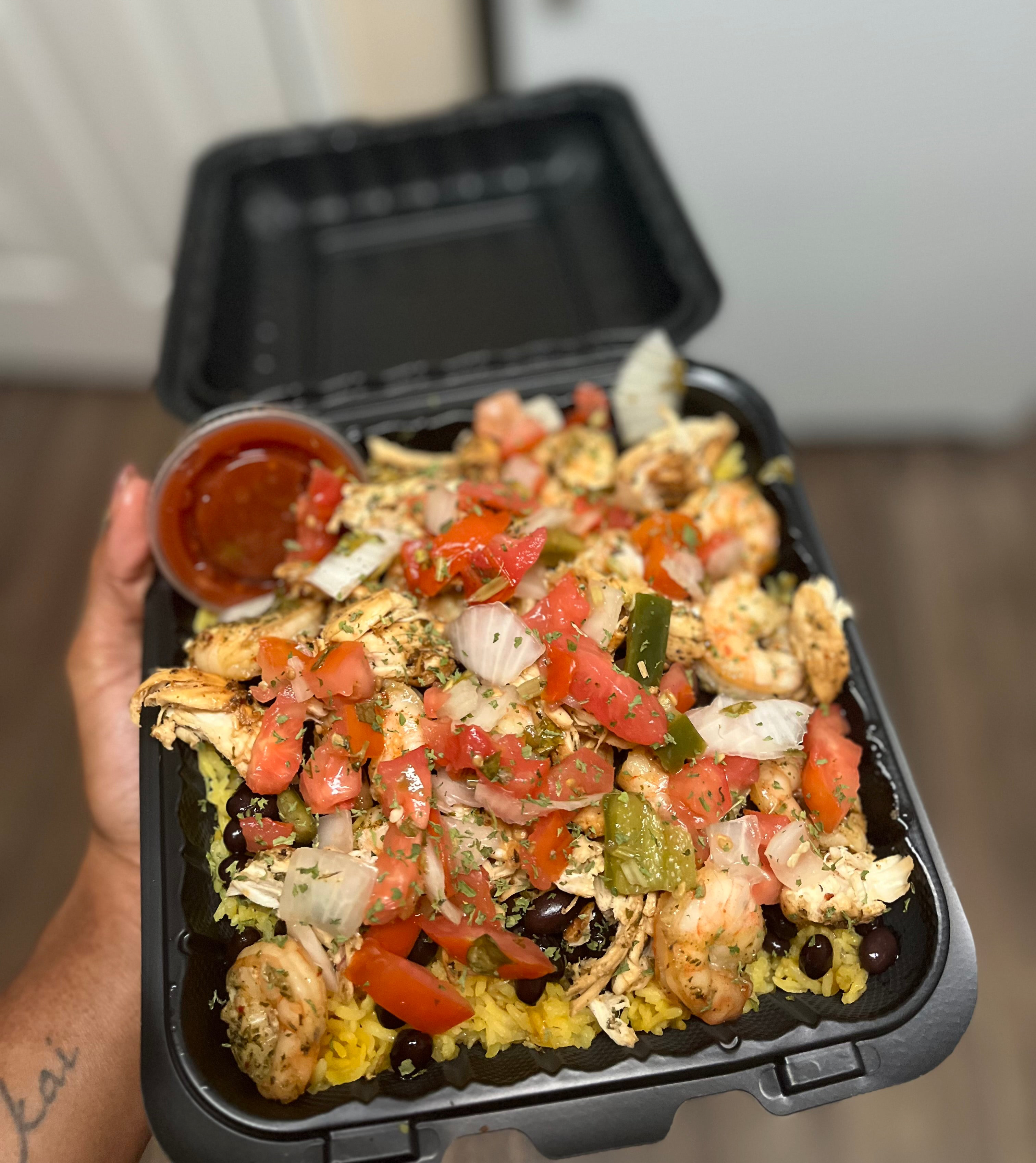 Shrimp Protein Rice Bowl